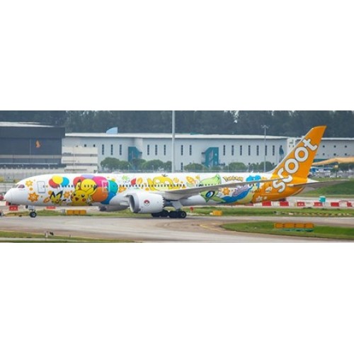 JCSA4010 - 1/400 SCOOT BOEING 787-9 DREAMLINER POKEMON LIVERY REG: 9V-OJJ WITH ANTENNA