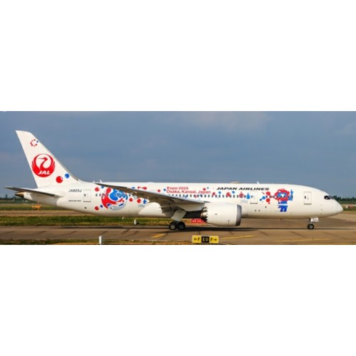 JCSA4050 - 1/400 JAPAN AIRLINES BOEING 787-8 DREAMLINER EXPO 2025 REG: JA823J WITH ANTENNA