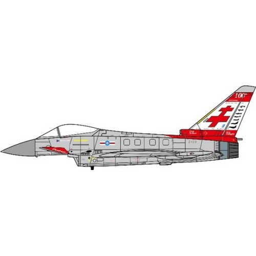 JCW722000010 - 1/72 EUROFIGHTER EF-2000 TYPHOON FGR4 ROYAL AIR FORCE, NO. 41(R) SQUADRON, 100TH ANNIVERSARY EDITION, 2015