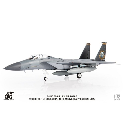 JCW72F15023 - 1/72 F-15C EAGLE U.S. AIR FORCE, 493RD FIGHTER SQUADRON, 45TH ANNIVERSARY EDITION, 2022