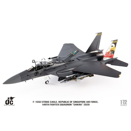 JCW72F15026 - 1/72 F-15SG STRIKE EAGLE REPUBLIC OF SINGAPORE AIR FORCE, 149TH FIGHTER SQUADRON SHIKRA 2020