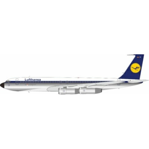 JF7073005P - 1/200 707-330C LUFTHANSA - POLISHED D-ABOX WITH STAND