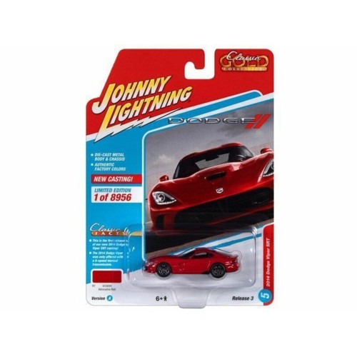 JLCG030A-5 - 1/64 2014 DODGE VIPER SRT ADRENALINE RED