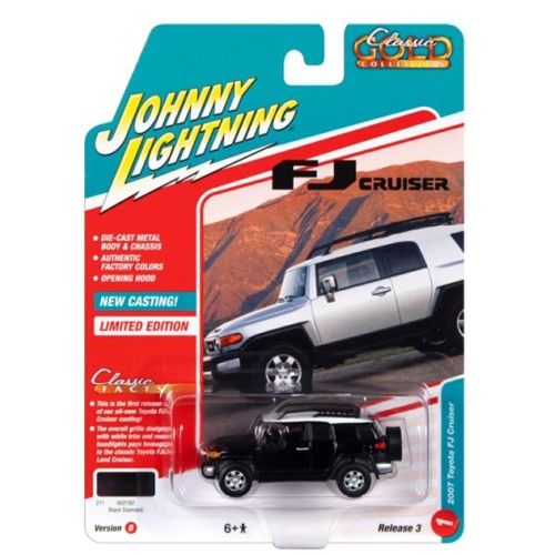 JLCG030B-1 - 1/64 2007 TOYOTA FJ CRUISER BLACK DIAMOND