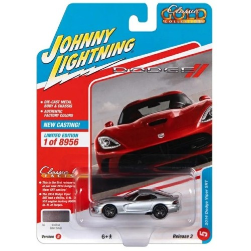 JLCG030B-5 - 1/64 2014 DODGE VIPER BILLET SILVER