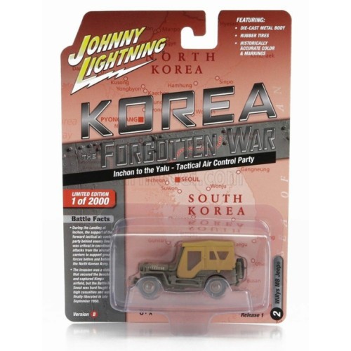 JLML009B-2 - 1/64 WILLYS JEEP INCHON TO THE YALU TACTICAL AIR CONTROL PARTY