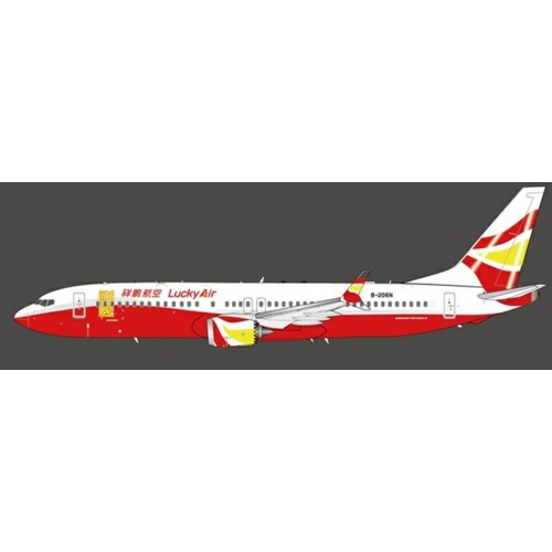 KJB73M081 - 1/200 B-206N LUCKYAIR B737-8MAX