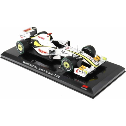 MAGMX34 - 1/24 BRAWN GP 01 - JENSON BUTTON - 2009 - F1 - BLISTER PACKAGING