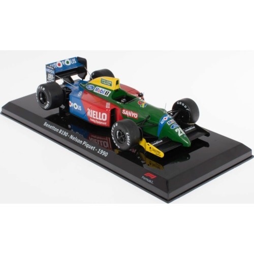 MAGMX49 - 1/24 BENETTON B190 - NELSON PIQUET - 1990 - F1 - BLISTER PACKAGING SQUASH/BROKEN