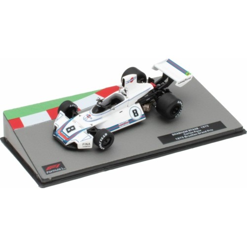 MAGNS010 - 1/43 BRABHAM BT44B 1975 - CARLOS PACE CASED - F1 COLLECTION