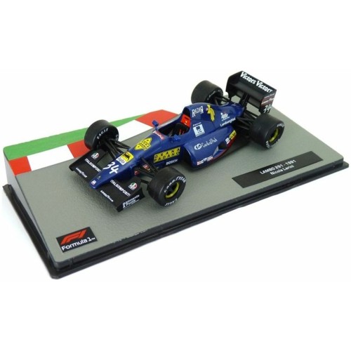 MAGNS180 - 1/43 MODENA TEAM LAMBO 291 - 1991 NICOLA LARINI - F1 COLLECTION - CASED