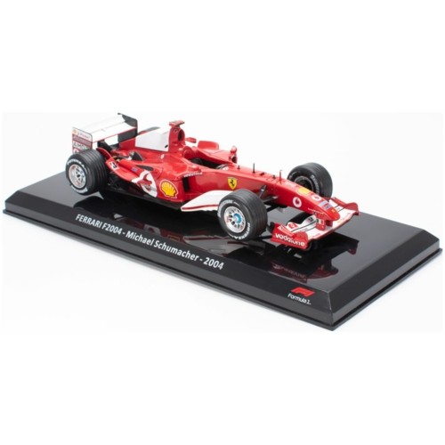 MAGPK533 - 1/24 FERRARI F2004 - MICHAEL SCHUMAKER - 2004 CASED - F1 COLLECTION