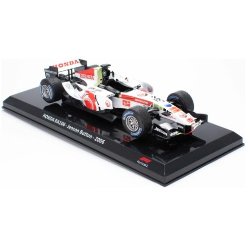 MAGPK537 - 1/24 HONDA RA106 - JENSON BUTTON - 2006 CASED - F1 COLLECTION