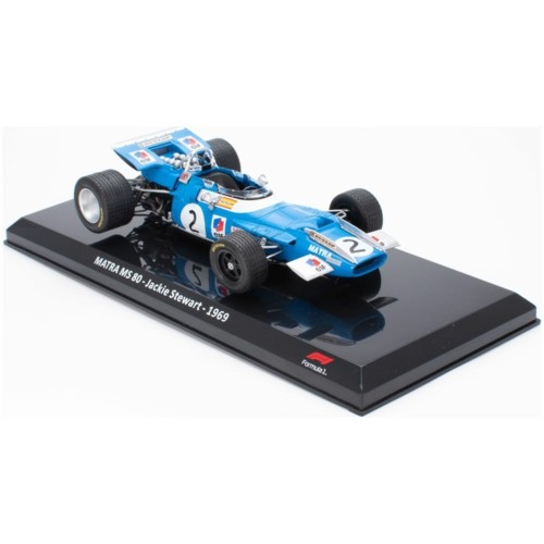 MAGPK540 - 1/24 MATRA MS 80 - JACKIE STEWART - 1969 CASED - F1 COLLECTION