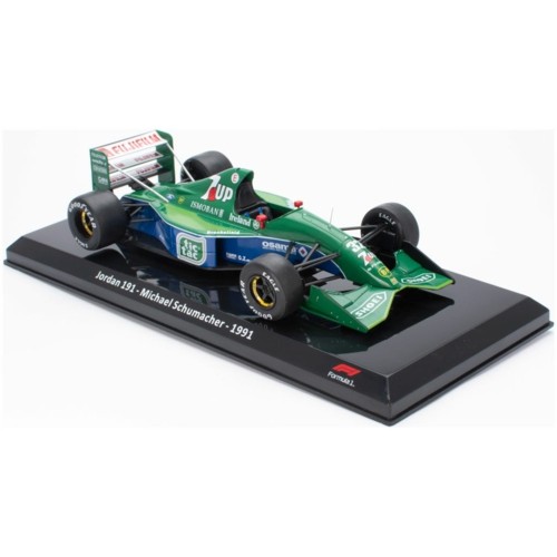 MAGPK544 - 1/24 JORDAN 191 - MICHAEL SCHUMACHER - 1991 CASED - F1 COLLECTION