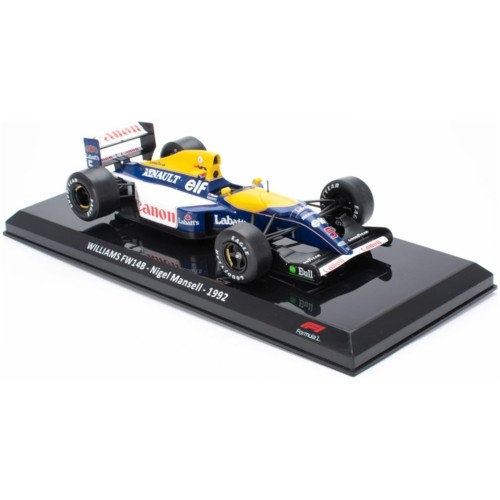 MAGPK547 - 1/24 WILLIAMS FW14B - NIGEL MANSELL - 1992 CASED - F1 COLLECTION