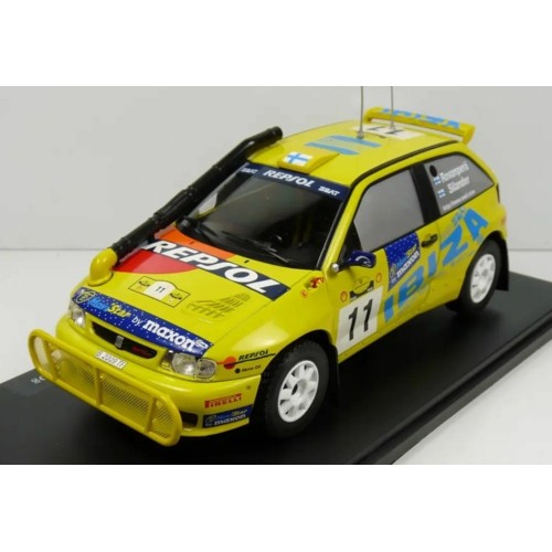 MAGPL43 - 1/24 SEAT IBIZA KIT CAR 1998 HARRI ROVANPERA AND VOITTO SILANADER 1/24TH RALLY