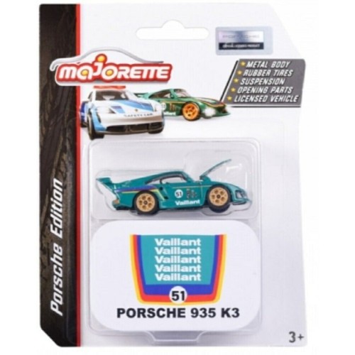 MAJ212053161A - 1/64 PORSCHE 935 K3 (TEAL) VALIANT NO.51 WITH COLLECTORS TIN