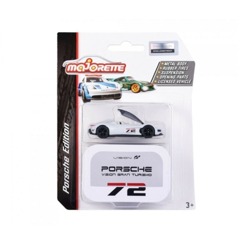 MAJ212053161C - 1/64 PORSCHE VISION GRAN TURISMO (WHITE) NO.72 WITH COLLECTORS TIN