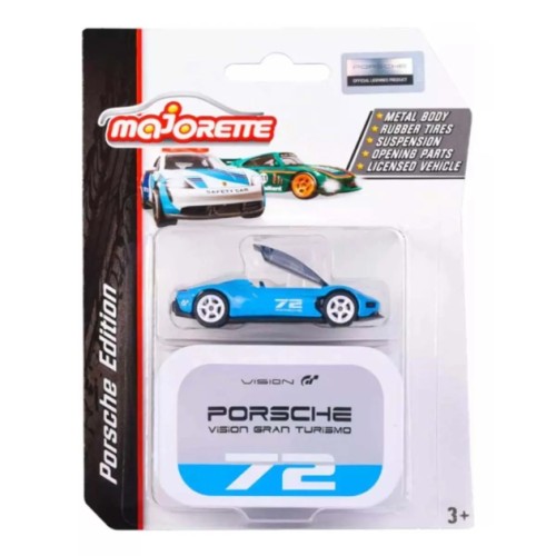 MAJ212053161D - 1/64 PORSCHE VISION GRAN TURISMO (BLUE) NO.72 WITH COLLECTORS TIN