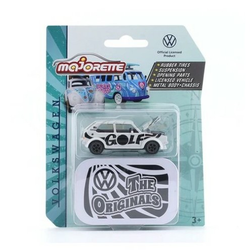 MAJ212055005A - 1/64 VW GOLF MK1 (WHITE) WITH COLLECTORS TIN