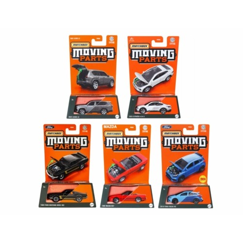 MATFWD28-979M - X8 MATCHBOX 1/64 BASIC CAR ROADTRIP SERIES OPENING PARTS ASSORTMENT