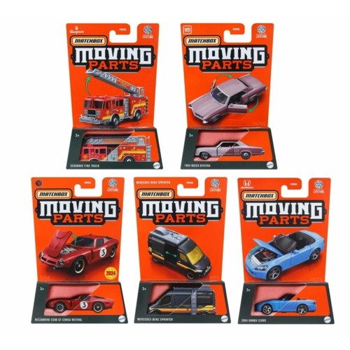 MATFWD28-979N - X8 MATCHBOX 1/64 BASIC CAR ROADTRIP SERIES OPENING PARTS ASSORTMENT