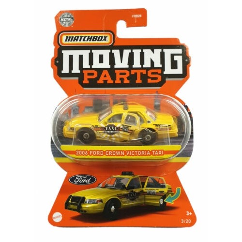 MATFWD28-GWB46 - 1/64 MOVING PARTS 2006 FORD CROWN VICTORIA TAXI 3/20