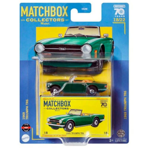 MATGBJ48-HLJ63 - MATCHBOX COLLECTORS 1969 TRIUMPH TR6 18/22