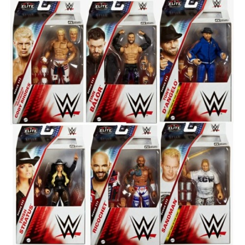 MATGDF60-969R- X8 WWE ELITE FIGURE ASST SERIES 111