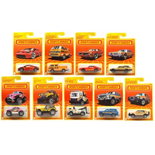 MATGPJ02-956F - X10 MATCHBOX RETRO DIECAST CAR ASSORTMENT