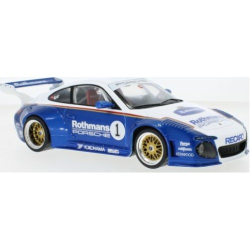 MCG18327 - 1/18 PORSCHE OLD AND NEW 997 WHITE ROTHMANS 2020