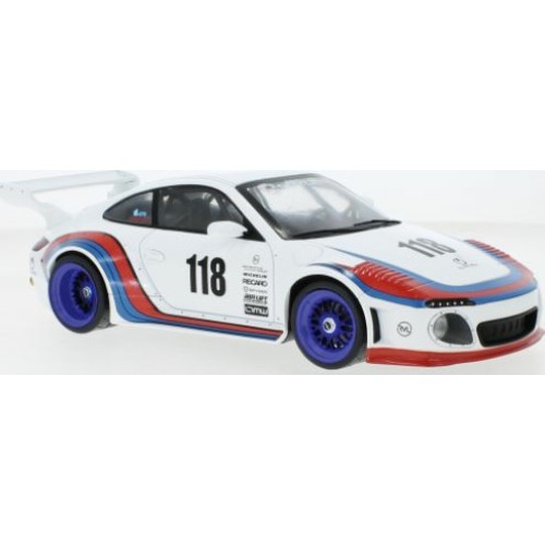 MCG18328 - 1/18 PORSCHE OLD AND NEW 997 WHITE MARTINI 2020