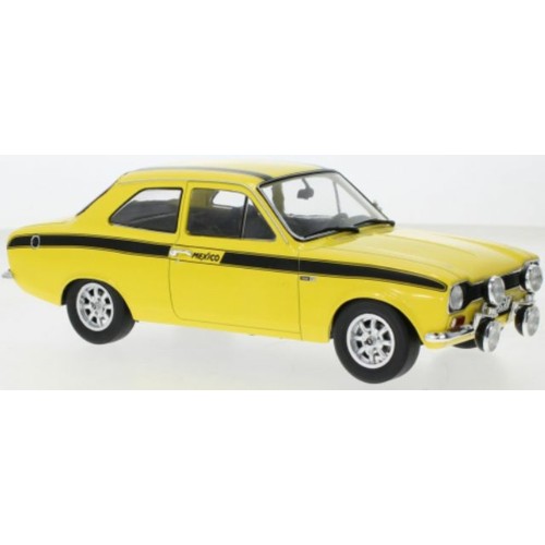 MCG18387 - 1/18 FORD ESCORT MKI MEXICO YELLOW 1973