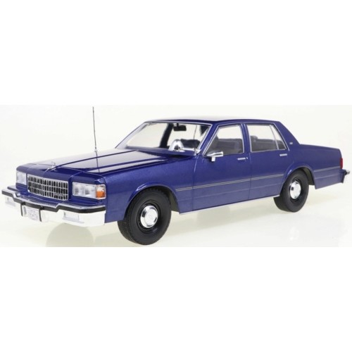 MCG18388 - 1/18 CHEVROLET CAPRICE METALLIC DARK BLUE FBI POLICE 1987