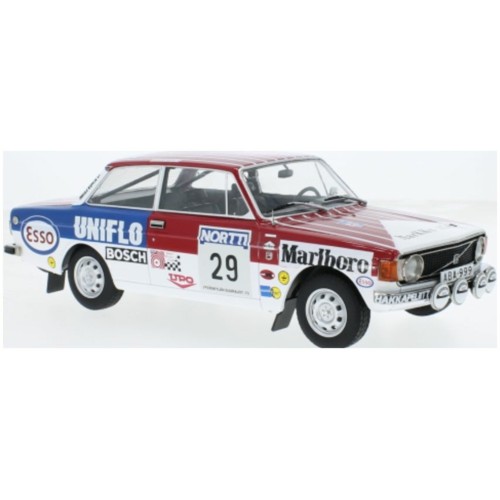 MCG18528 - 1/18 VOLVO 142 NO.29 M.ALEN/J.TOIVONEN 1000 LAKES RALLY