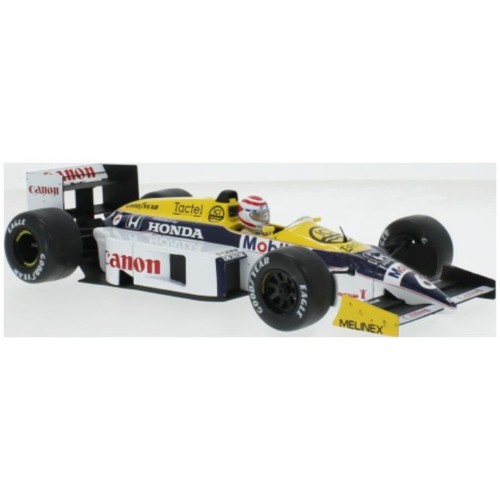 MCG18626 - 1/18 WILLIAMS FW11 NO.6 CANON WILLIAMS HONDA F1 GP BRAZIL 1986 N.PIQUET