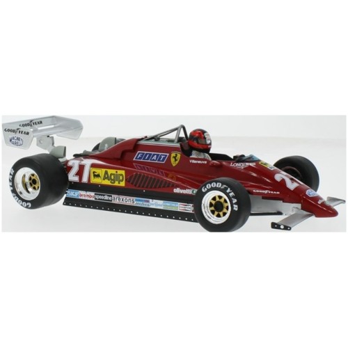 MCG18629 - 1/18 FERRARI 126C2 NO.27 G. VILLENEUVE BELGIAN GP