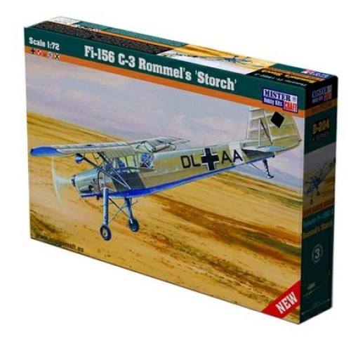 MCKD204 - 1/72 FI-156 C-3 - ROMMELS STORCH (PLASTIC KIT)