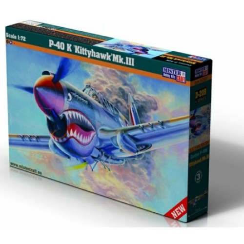 MCKD220 - 1/72 P-40 K KITTYHAWK MKIII (PLASTIC KIT)