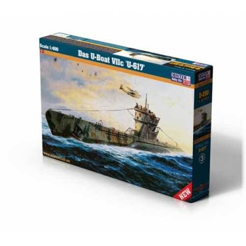 MCKD290 - 1/400 GERMAN U-BOAT VIIC T (PLASTIC KIT)