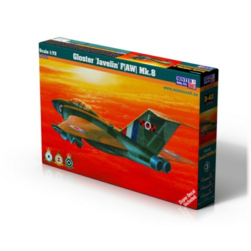 MCKD43 - 1/72 GLOSTER JAVELIN FAW MK.8 (PLASTIC KIT)