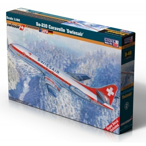 MCKD48 - 1/144 SE-210 CARAVELLE SWISSAIR (PLASTIC KIT)