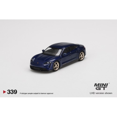 MGT00339-R - 1/64 PORSCHE TAYCAN TURBO S GENTIAN BLUE METALLIC (RHD)