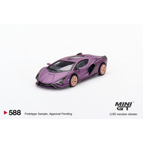 MGT00588-L - 1/64 LAMBORGHINI SIAN FKP 37 MATTE VIOLA SE30 (HONG KONG EXCLUSIVE) (LHD)