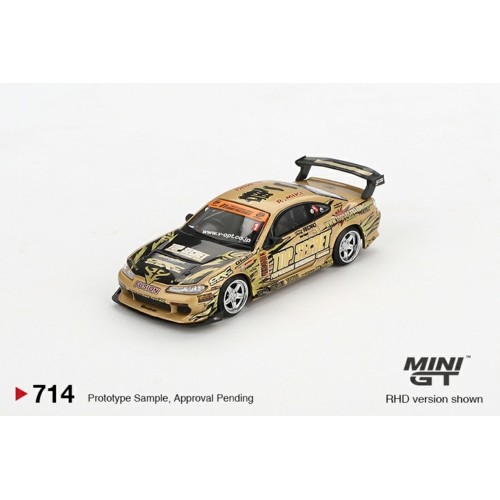 MGT00714-BL - 1/64 NISSAN SILVIA (S15) TOP SECRET D1GP (RHD) BLISTER PACKAGING