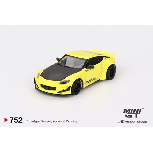 MGT00752-R - 1/64 NISSAN Z PANDEM IKAZUCHI YELLOW (RHD)