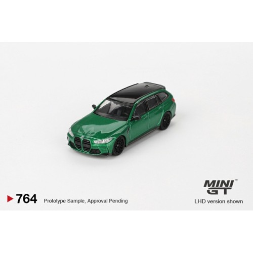 MGT00764-R - 1/64 BMW M3 COMPETITION TOURING ISLE OF MAN GREEN METALLIC (RHD)