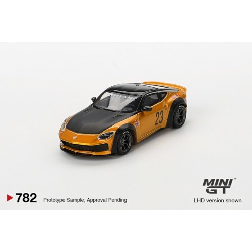 MGT00782-BL - 1/64 NISSAN Z LB NATION WORKS LB GOLD (RHD) (BLISTER PACKAGING)