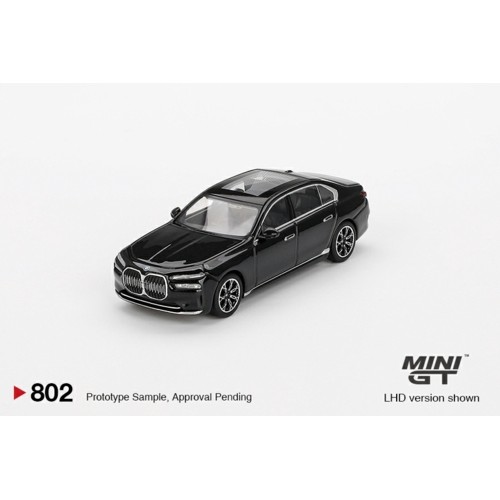 MGT00802-BL - 1/64 BMW I7 EDRIVE50 BLACK SAPPHIRE (LHD) BLISTER PACKAGING